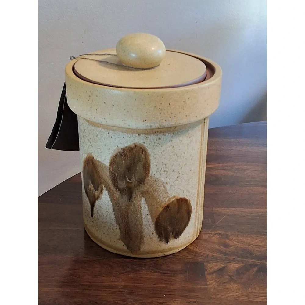 Vintage 1970's Studio Pottery Canisters Designed By Stoneware Designs West.